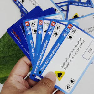 Windows Error Playing Cards