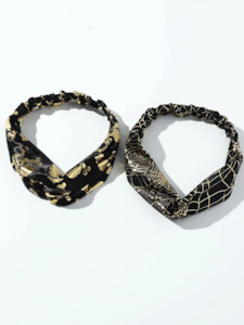 Clothing: Skull Print Hair Bands