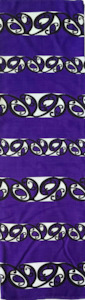 NZ Maori Design Purple Lavalava