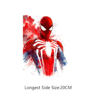 Marvel: Heat Transfer Sticker- Spiderman