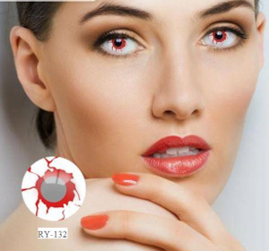 Cosmetic Lens Cosplay: Cosmetic Lens - Blood White