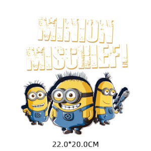 Iron On Transfer: Heat Transfer Sticker- Minion Mischief