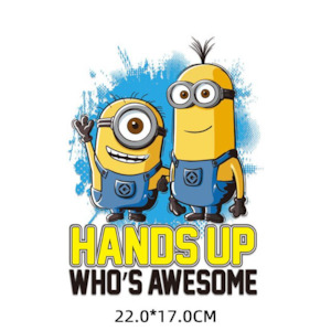 Heat Transfer Sticker- Minions Awesome