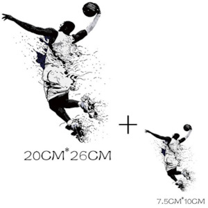 Iron On Transfer: Heat Transfer Sticker - Basketball Set