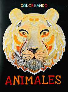 Adult Colouring Book-   Animals