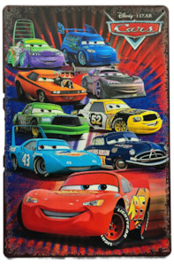 Disney: Retro Metal Sign- Disney Cars