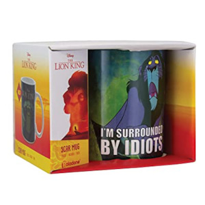 Disney: Disney Lion King- I'm Surrounded By Idiots Scar Mug 330ml