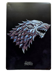 Retro Metal Sign- Game of Thrones