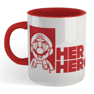 Super Mario: Super Mario - Her Hero Mug (White/Red)