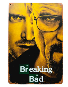 Retro Metal Sign- Breaking Bad