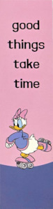 Boxing Day: Daisy Duck Bookmark