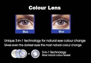 Cosmetic Contact Lens- Blue
