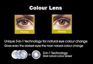 Colorcon Lens: Cosmetic Contact Lens- Honey