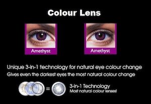 Colorcon Lens: Cosmetic Contact Lens- Amethyst