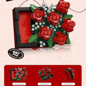 Hers: Roses Garden Building Blocks Set