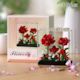 Red Roses Garden Building Blocks Set