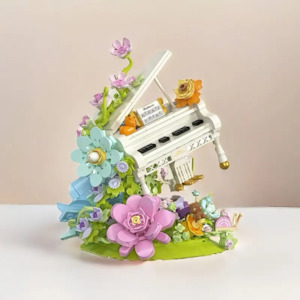 Piano Flower Garden Buidling Blocks