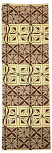 Lavalava Sarong: Brown/Cream Lavalava