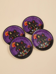 Halloween: Disposable Plates-Halloween Edition
