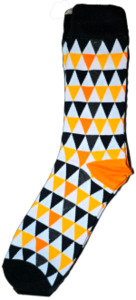 Socks 1: Sloth Sox-White 3 Tone Socks