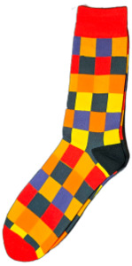 Socks 1: Sloth Sox- Checks Socks