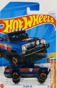 Hot Wheels: Hot Wheels ‘73 Jeep J10 Blue