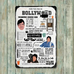 Metal Signs: Retro Metal Sign- Bollywood