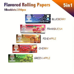 R18: Fruit-flavored Rolling Papers (5 Booklets)