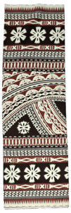 Lavalava  3 Tone Tapa Design- Brown