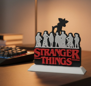 Stranger Things 3D display Model (Glow in Dark)