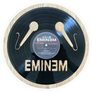 Home And Deco: Eminem Vinyl Wood Art