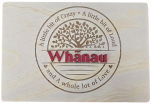 Home And Deco: Family (whānau) Wood Art