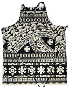 Tapa 3 Tone Brown Apron-Unisex