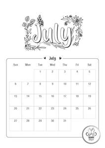 Our Best Sellers: Free July Printable
