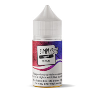 Simply Salts: SIMPLY TOBACCO SALTS - Tobacco