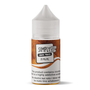 Simply Salts: SIMPLY TOBACCO SALTS - Caramel Tobacco - 30ml