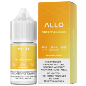 Allo Salts: Allo E-Liquid - Pineapple Lemon
