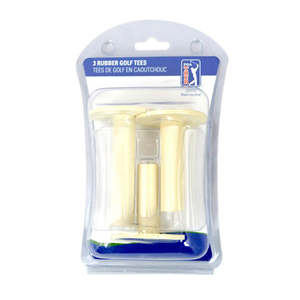 PGA Tour Rubber Tees - 3Pkt