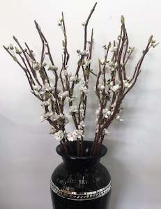 Artificial Flowers: WHITE CHERRY BLOSSOM SET 2