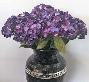 PURPLE HYDRANGEAS SET 3