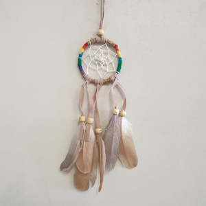 Crochet Dream Catcher- 6 cm Brown