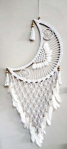 Moon Dream Catcher 50cm-White