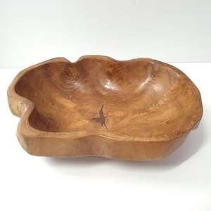 Home Accessories: Cemong Teak Rustic Bowl 35cm