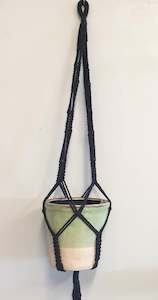 Macrame Pot Plant Hanger 5 Strings