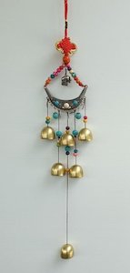 Metal Wind Chimes Tibet Elephant 6 Bells