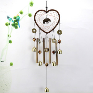 Windchimes Outdoors: Metal Wind Chimes Elephant