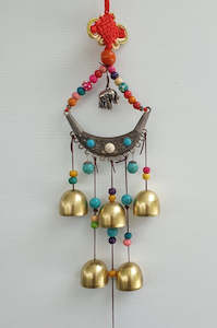 Metal Wind Chimes Elephant 7 Bell