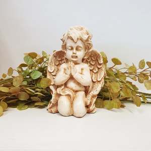 All: Resin Praying Angel Large 20x16x10cm