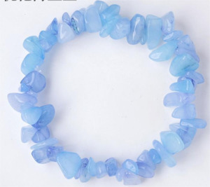 Crystal Chip Bracelet Aqua Marine