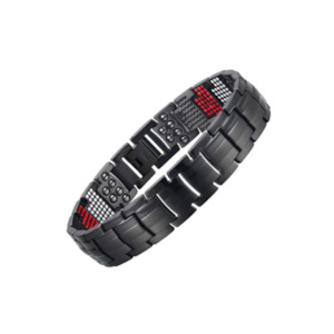 Copper Bracelet Gold & Black 4 Magnets